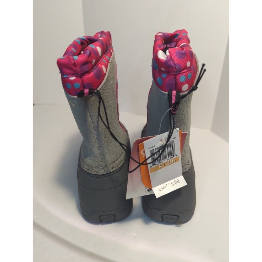 Sporto Pink Winter Boots NWT Youth Size 13 - Picture 4 of 6